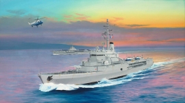 Trumpeter 5636 - 1:350 - FS Jeanne d`Arc - 1964